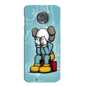 Чехлы для Motorola MOTO G6 - Bearbrick Louis Vuitton (PREMIUMPrint) (Плач Bearbrick)