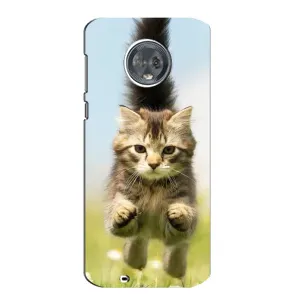 Чехлы с Котиками для Motorola MOTO G6 (VPrint) (Прыжок кота)