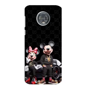 Чехол Disney Mouse Motorola MOTO G6 (PREMIUMPrint) (Семья Маусов)