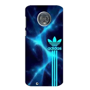 Чехлы Адидас для Motorola MOTO G6 (AlphaPrint) (Синий Адидас)