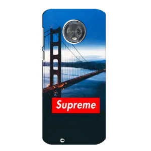 Чехол для Motorola MOTO G6 с картинкой Supreme (AlphaPrint) (Стиль Supreme)