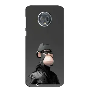 Чехлы с Обезьянами NFT для Motorola MOTO G6 (AlphaPrint) (стильная обезьяна NFT)