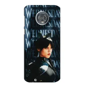 Чохли Венсдей на Motorola MOTO G6 Уенсдей (AlphaPrint) (Венздей кішка)