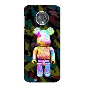 Чехлы для Motorola MOTO G6 - Bearbrick Louis Vuitton (PREMIUMPrint) (Яркий Bearbrick)