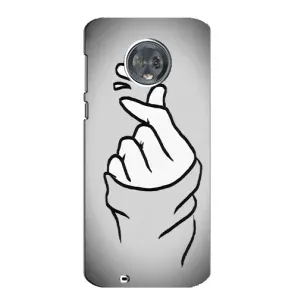 Чехол с принтом «Значок Love» для Motorola MOTO G6