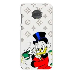 Чехли для Motorola MOTO G7 Plus - Скрудж МакДак Louis Vuitton (PREMIUMPrint) (Бакси Скрудж)