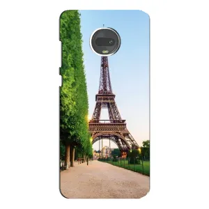 Чохол Ейфелева Вежа Motorola MOTO G7 Plus - (AlphaPrint) (Дорога до Парижу)
