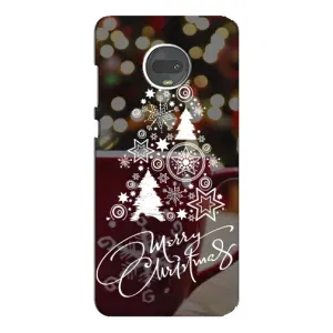 Різдвяні Чохли для Motorola MOTO G7 Plus (VPrint) (Ялинка яскрава)