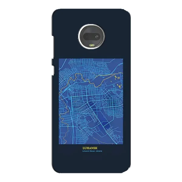 Чехол с принтом «Гуганск» для Motorola MOTO G7 Plus