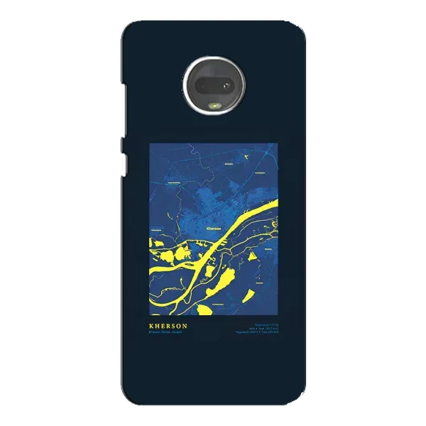 Чехол с принтом «Херсон» для Motorola MOTO G7 Plus