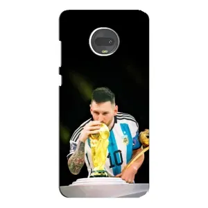 Чохли для Motorola MOTO G7 Plus (Leo чемпіон) (AlphaPrint) (Кубок Мессі)