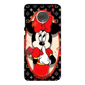 Чохол Disney Mouse Motorola MOTO G7 Plus (PREMIUMPrint) (Мінні Маус ЛВ)