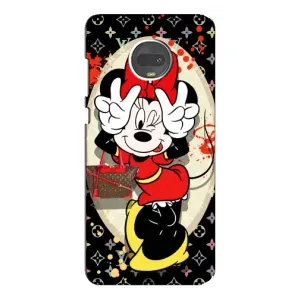 Чохол Disney Mouse Motorola MOTO G7 Plus (PREMIUMPrint) (Мінні peace)
