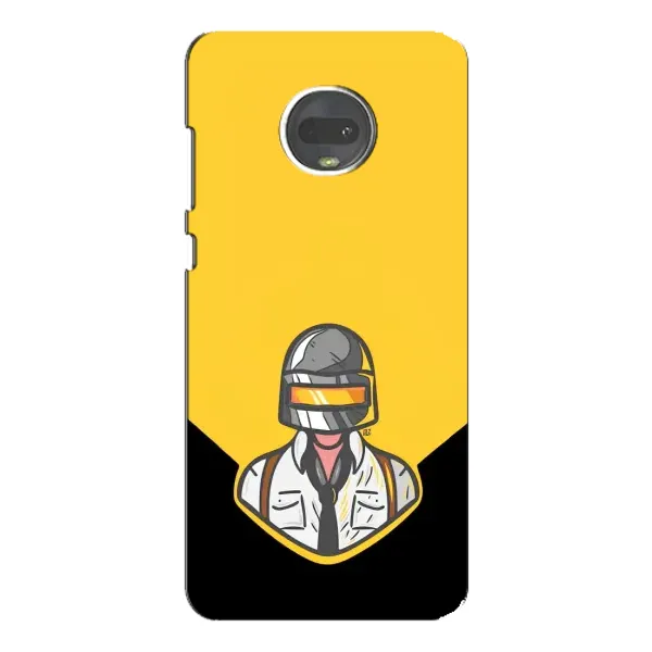 Чехол с принтом «Пабг в шлеме» для Motorola MOTO G7 Plus