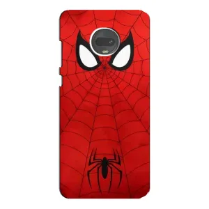 Чехол с человеком пауком для Motorola MOTO G7 Plus - (AlphaPrint) (Паук (Марвел))