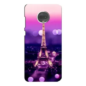 Чохол Ейфелева Вежа Motorola MOTO G7 Plus - (AlphaPrint) (Париж Башня)