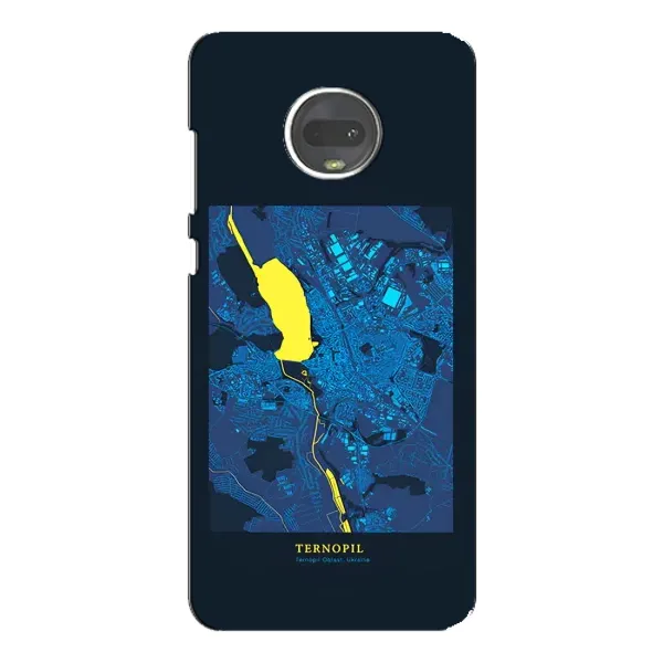 Чехол с принтом «Тернополь» для Motorola MOTO G7 Plus
