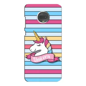 Чохол для Моторола МОТО Г7 Плюс - (Єдинорожки - Новинки) (AlphaPrint) (Unicorn)