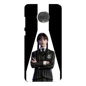 Чохли Венсдей на Motorola MOTO G7 Plus Уенсдей (AlphaPrint) (W-Wednesday)