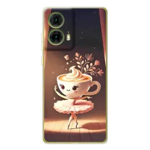 Чохол з мемом Тралалело тралала на Motorola MOTO G85 (Балерина капучина)