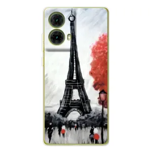 Чохол Ейфелева Вежа Motorola MOTO G85 - (AlphaPrint) (Вежа в Парижі)