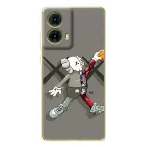 Чохли для Motorola MOTO G85 - Bearbrick Louis Vuitton (PREMIUMPrint) (Беарбрік Джордан)