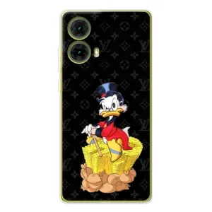 Чехли для Motorola MOTO G85 - Скрудж МакДак Louis Vuitton (PREMIUMPrint) (Богатство Макдака)