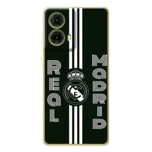 ФК Реал Мадрид чехлы для Motorola MOTO G85 (AlphaPrint) (черно белый Реал)
