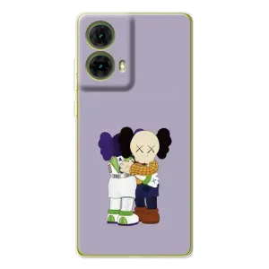 Чохли для Motorola MOTO G85 - Bearbrick Louis Vuitton (PREMIUMPrint) (Дружба Беарбрік)