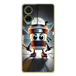 Чохол з мемом Тралалело тралала на Motorola MOTO G85 (Капучіно асасіно)