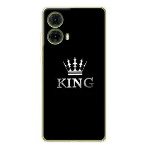Чохол з Короною Мото G85 - (AlphaPrint) (KING)