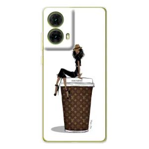 Чохли Луі Вітон для Motorola MOTO G85 (AlphaPrint - LOUIS VUITTON) (кава LOUIS VUITTON)