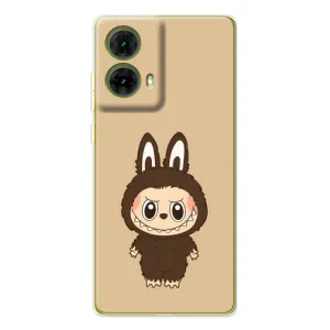 Чохол з Лабубу на Motorola MOTO G85 (Bored Ape в червоному)