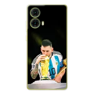 Чохли для Motorola MOTO G85 (Leo чемпіон) (AlphaPrint) (Кубок Мессі)