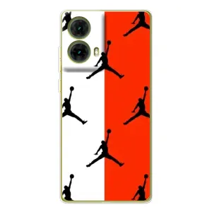 Чохли для Motorola MOTO G85 - з картинкою JORDAN (AlphaPrint) (Лого Джордан)
