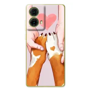 Чохли з собаками для Motorola MOTO G85 (VPrint) (Любовь до собак)