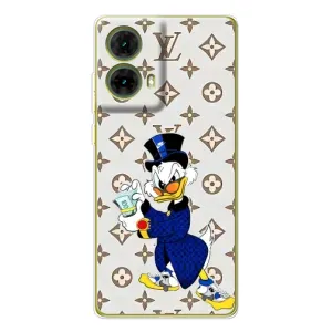 Чехли для Motorola MOTO G85 - Скрудж МакДак Louis Vuitton (PREMIUMPrint) (Макдак на стилі)