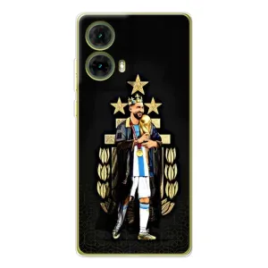 Чохли для Motorola MOTO G85 (Leo чемпіон) (AlphaPrint) (Мессі Король)