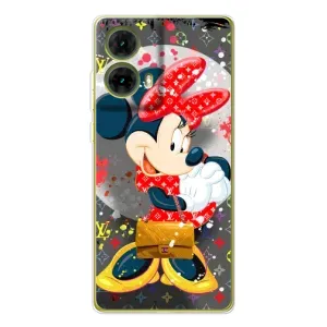 Чохол Disney Mouse Motorola MOTO G85 (PREMIUMPrint) (Minni з бантіком)