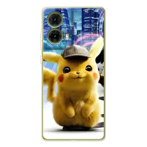 Чохол з Пікачу на Motorola MOTO G85 (Пікачу в місті)