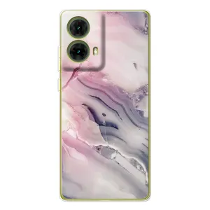Мраморний чехол на Motorola MOTO G85 (VPrint) (Пурпурний Мрамор)