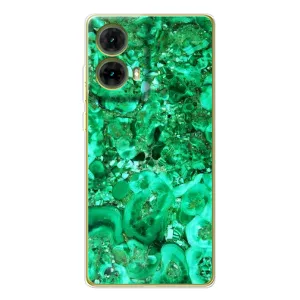 Мраморний чехол на Motorola MOTO G85 (VPrint) (Салатовий Мрамор)