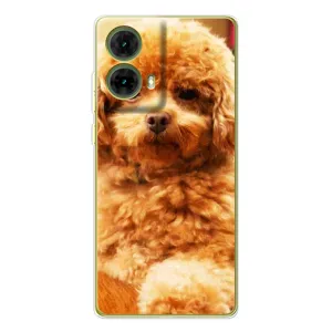Чохли з собаками для Motorola MOTO G85 (VPrint) (Цуценя Бішон)