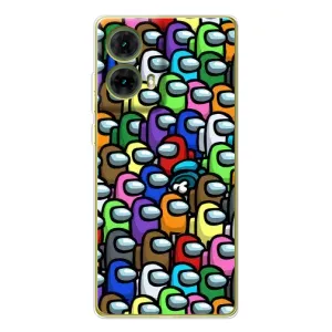 Чохли Амонг Ас для Motorola MOTO G85 (AlphaPrint) (Убитий)