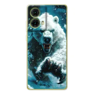 Чохол з картинкою 'Хижаки' для Motorola MOTO G85 (Полярний ведмідь)