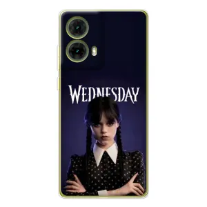 Силіконовий чохол з картинкою для Motorola MOTO G85 (Wednesday)