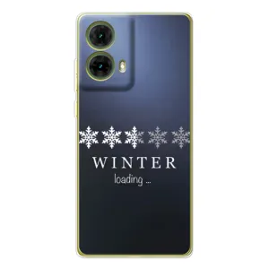 Зимні Чохли для Мото G85 - прозорий фон (Winter loading)