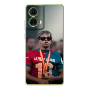 Чохол з футболістом Ламін Ямаль Motorola MOTO G85 (Ямаль Барса)