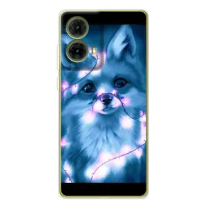Чохли з картинкою Лисичка для Motorola MOTO G85 (VPrint) (Яскрава лисичка)