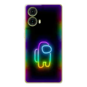 Чохли Амонг Ас для Motorola MOTO G85 (AlphaPrint) (Яскравий скін)